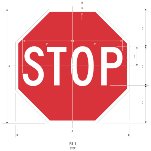 Heavy Guage Reflective Traffic Signs